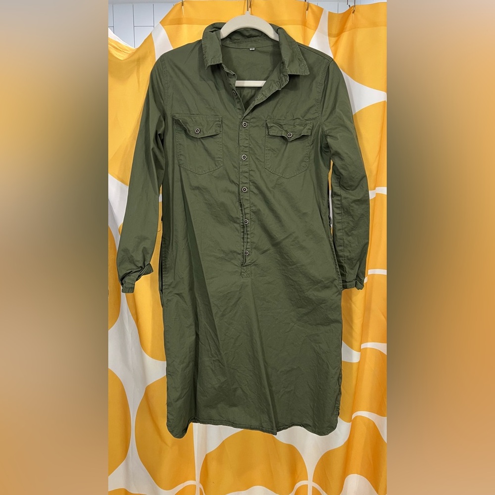Oversized Green Dress